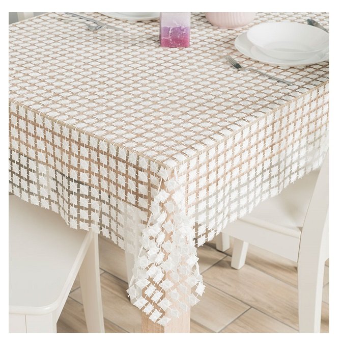 Obrus gipiurowy elegancki 140x240 Jasmina off white