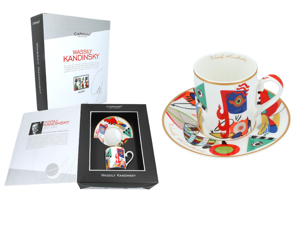 Kpl. Filiżanka ze spodkiem - Wassily Kandinsky, Muses (CARMANI)