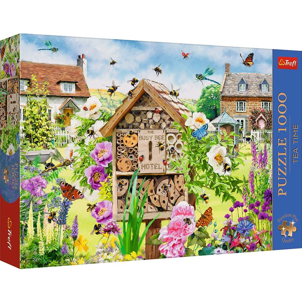 Trefl, Puzzle Premium Plus Quality Tea Time, Dom dla pszczół, 1000 el.