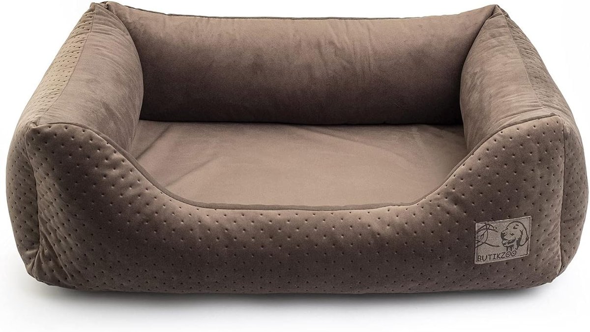 Legowisko dla psa kota Mata dla Psa Posłanie Kanapa Velvet Premium Brązowe XL