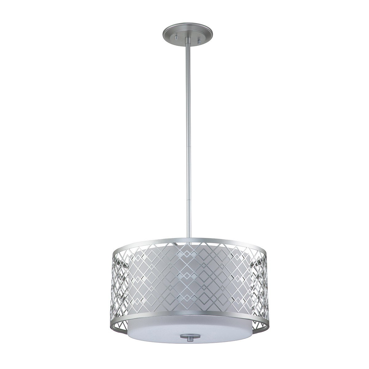 Ziggy lampa wisząca srebrna ZIGGY-2P-M-LS Elstead Lighting