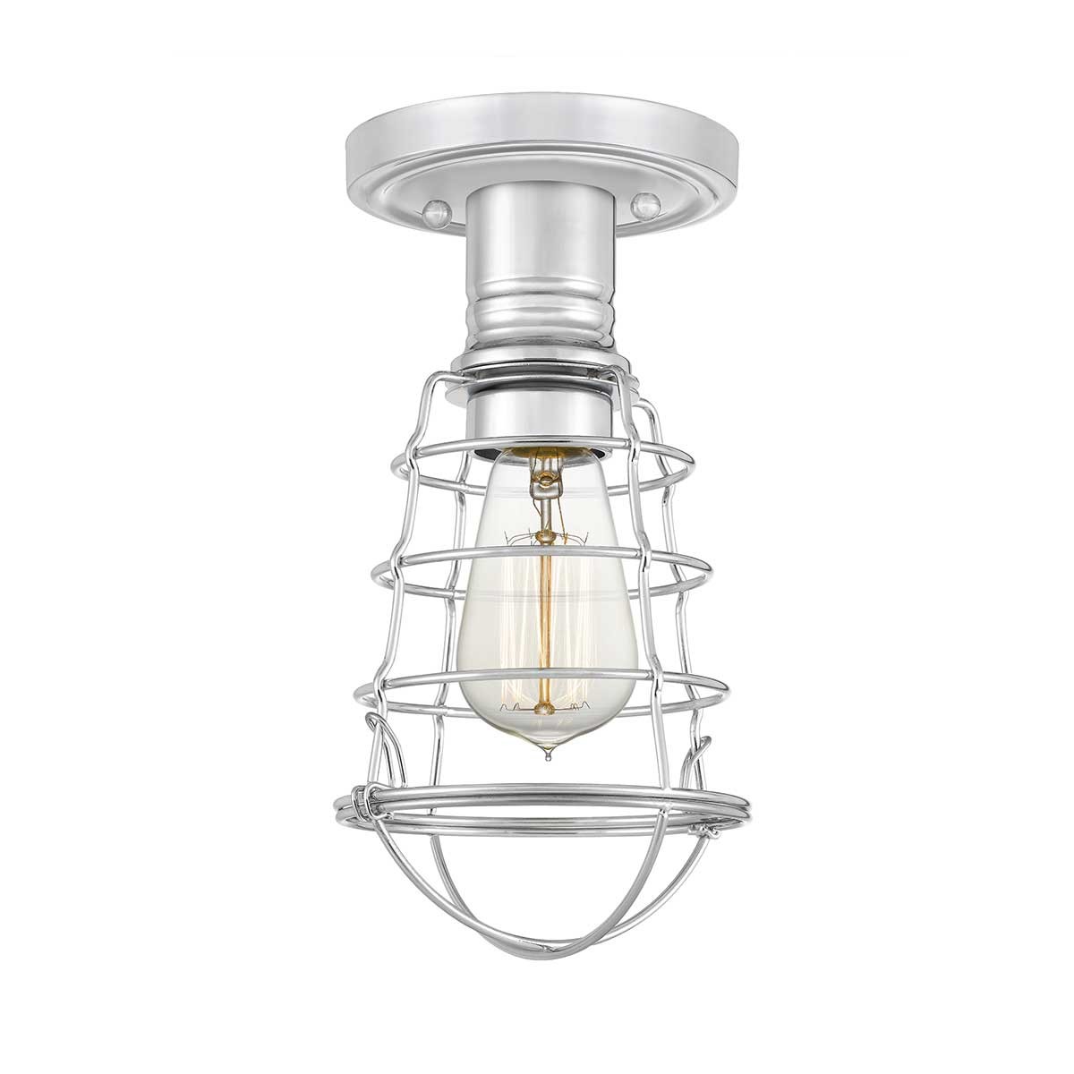 Mixon lampa sufitowa loft chrom QZ-MIXON-SF-PC Quoizel