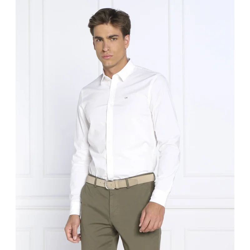Calvin Klein Koszula POPLIN | Slim Fit