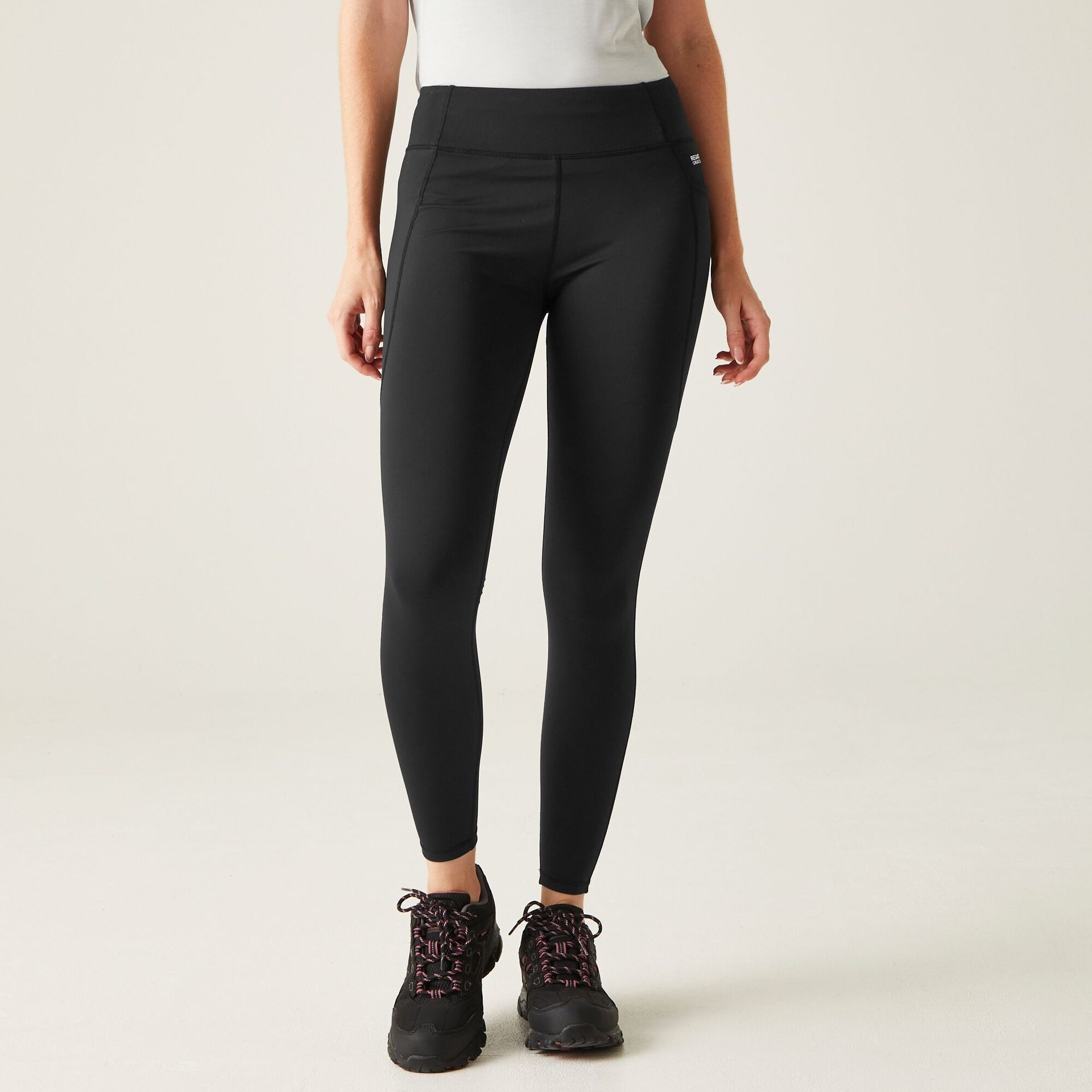 Regatta Damskie Legginsy Holeen Pro Compression Czarny, Rozmiar: 42