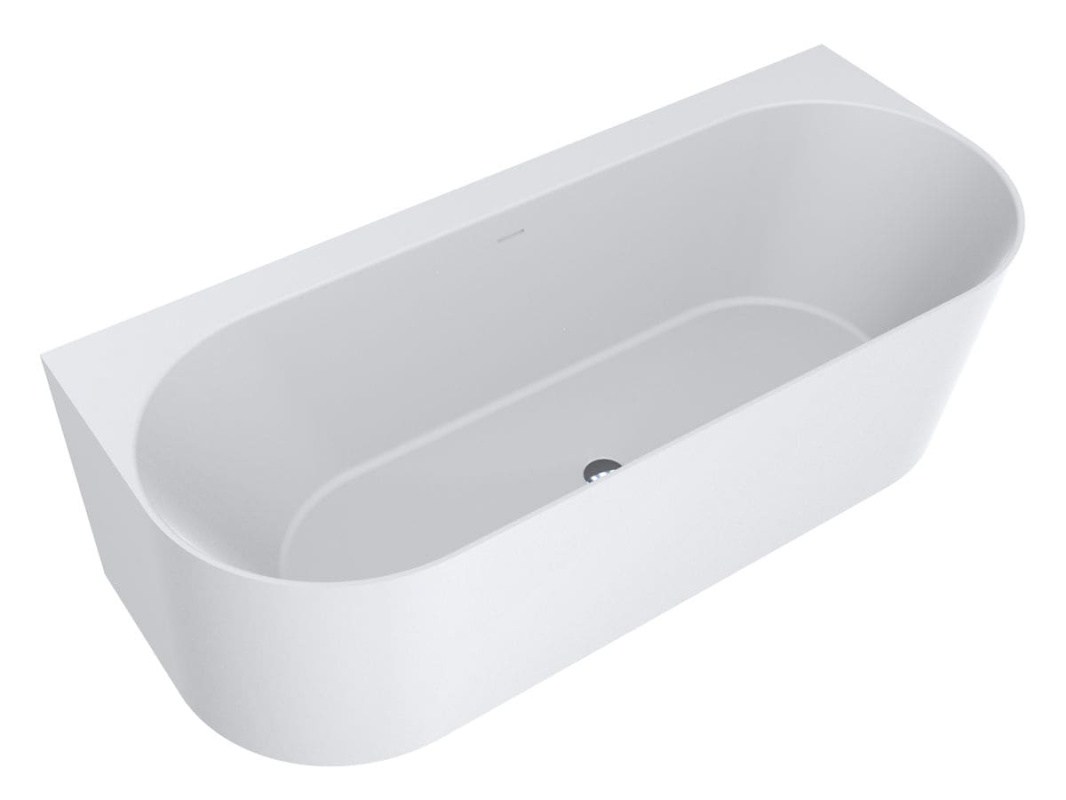 Miraggio Bali Wanna wolnostojąca 170x75 cm przyścienna Mirasoft biały mat 0001036