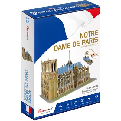 Cubicfun Puzzle 3D Katedra Notre Dame wersja 2018