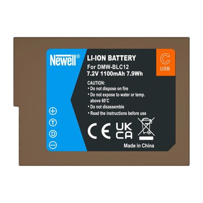 Akumulator Newell zamiennik DMW-BLC12 USB-C do Panasonic