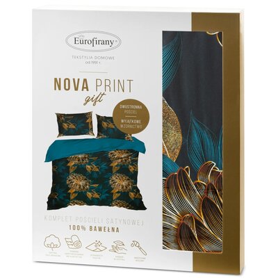 Eurofirany Euro Firany Pościel Molly Satyna 220x200NP 3 części 5903571163554