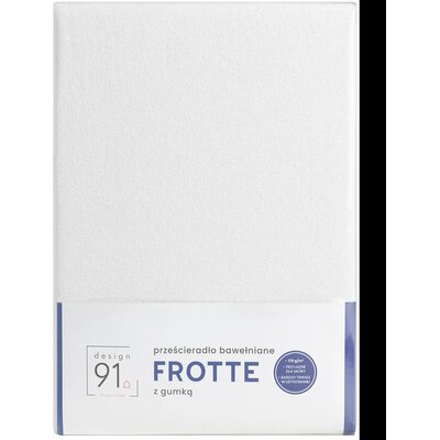 Prześcieradło z Gumką Frotte D91 180x200 w.20 Bia