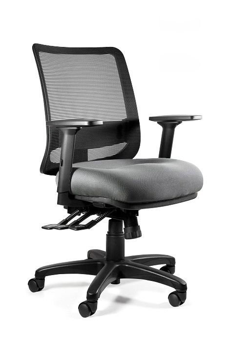 Fotel ergonomiczny, biurowy, Saga Plus M, slategrey