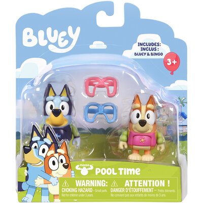 Bluey, Figurki 2Pak, Zabawa Na Basenie