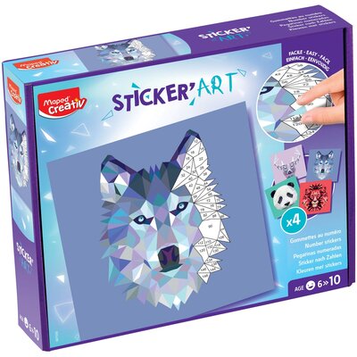 Przyklejanie po numerach Sticker Art CREATIV - Maped