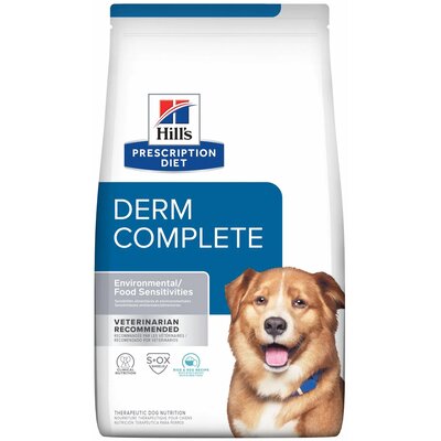 Hill’s Prescription Diet Derm Complete, ryż i jajko - 12 kg