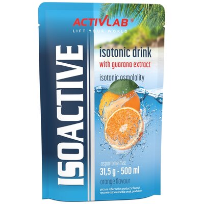 ActivLab b Isoactiv 31,5g-guarana/pomarańczowy