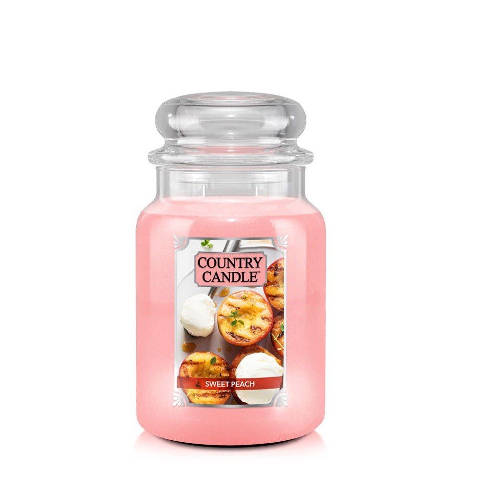 Duża świeca Sweet Peach Countr