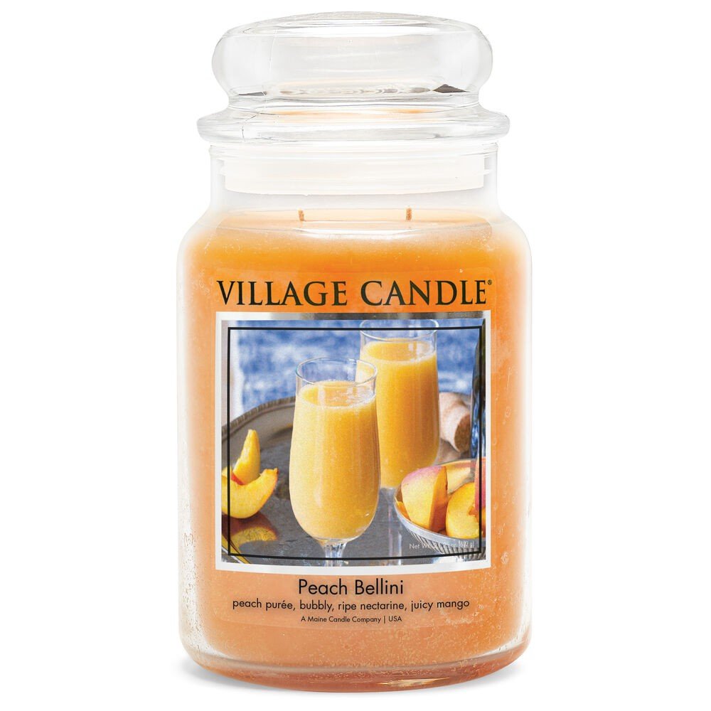Duża świeca Peach Bellini Vill
