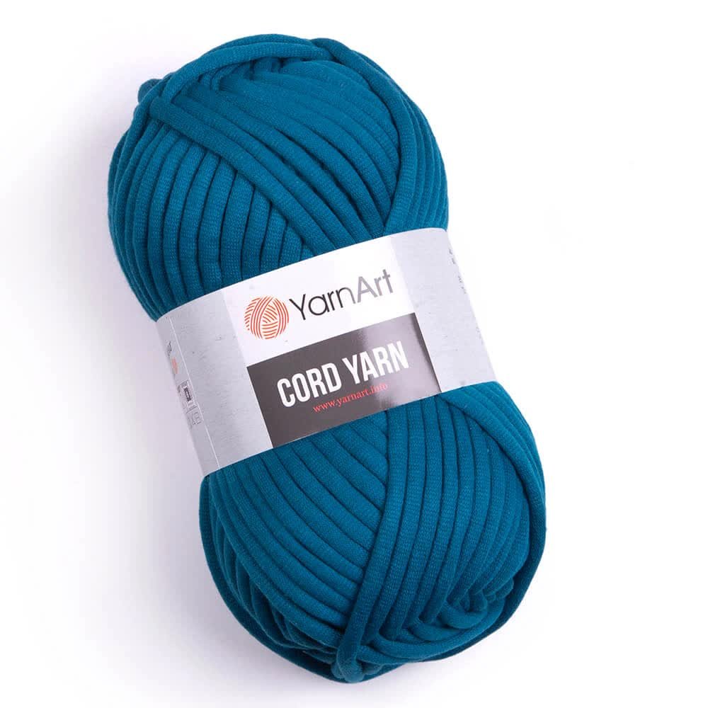 Sznurek YarnArt Cord Yarn nr 789 szmaragdowy, z wypełnieniem, 40% bawełna