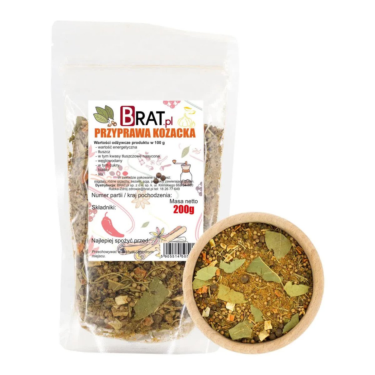 Przyprawa kozacka 200g Wysoka JAKOŚĆ Produkt NATURALNY