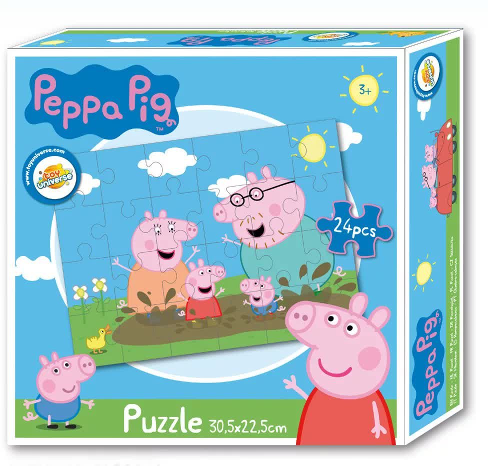 PEPPA PIG puzzle 24 elementy rodzina