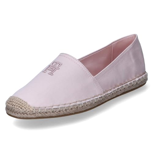 Tommy Hilfiger Damskie haftowane płaskie espadryle, różowy (Whimsy Pink), Kapryśny różowy, 40 EU