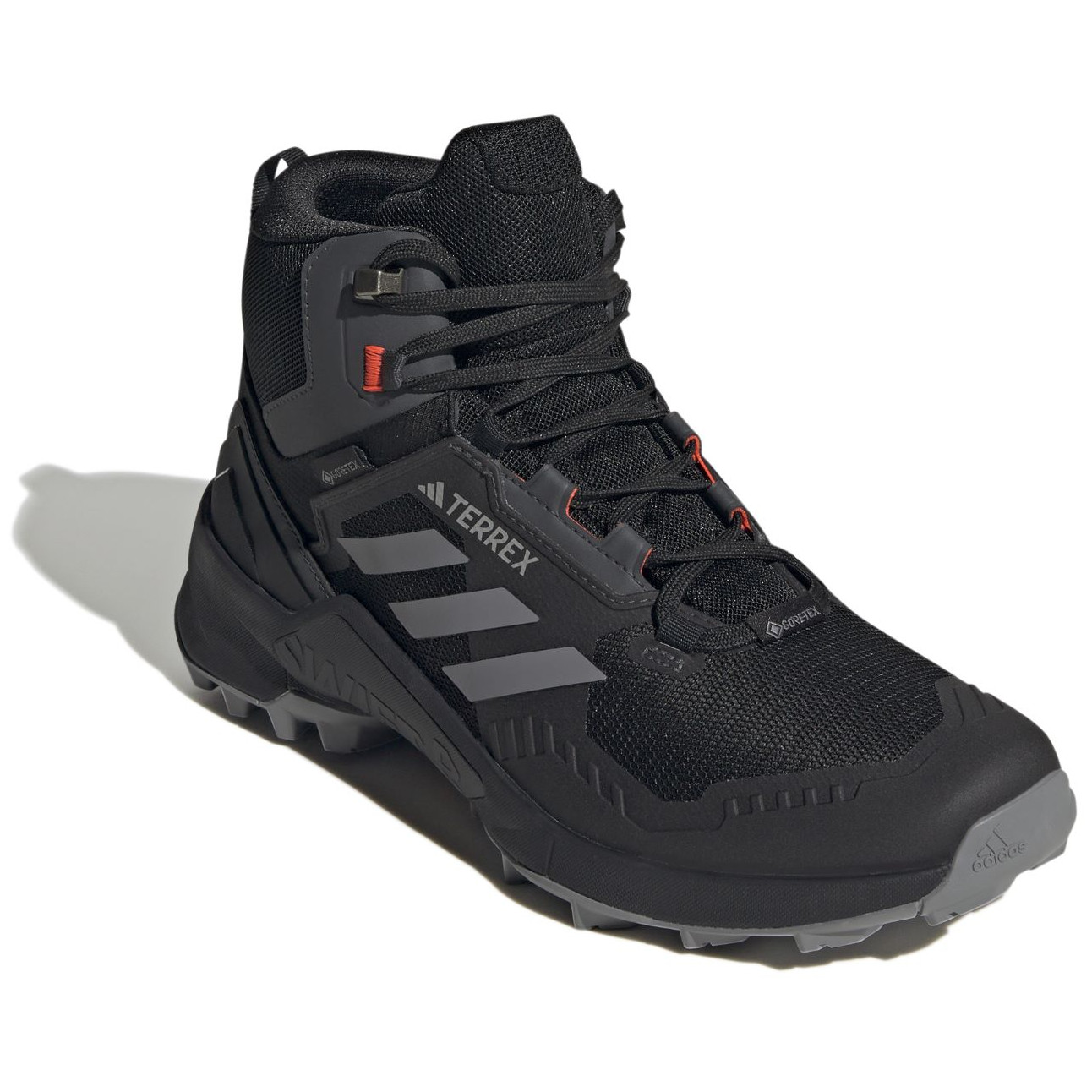 Męskie buty turystyczne Adidas Terrex Swift R3 Mid GTX Rozmiar butów (UE): 46 2/3 / Kolor: czarny/szary