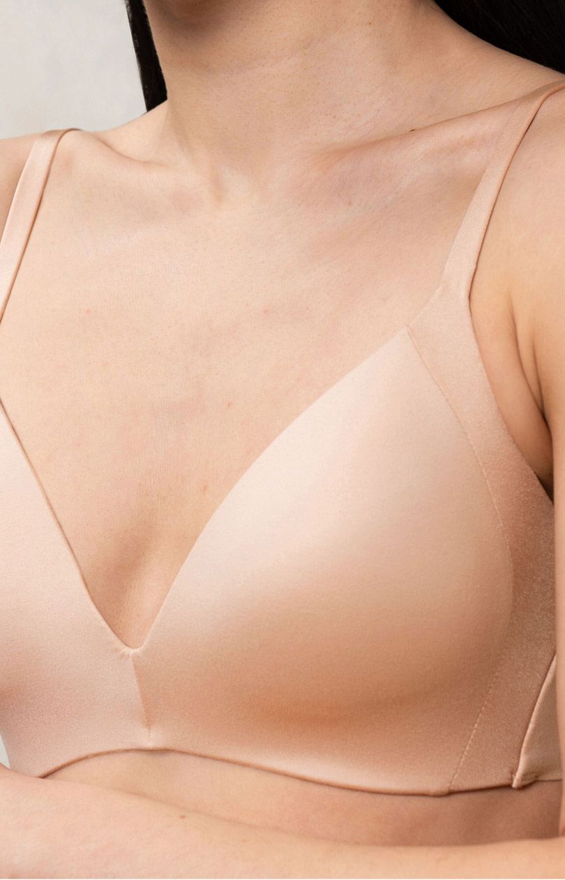 Triumph biustonosz usztywniany bez fiszbin Body Make-up Soft Touch P EX 10193526, Kolor beżowy, Rozmiar 75A, Triumph - Primodo.com