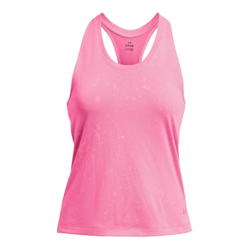 Under Armour UA Launch Splatter podkoszulek Fluo Pink/odblaskowy, XS