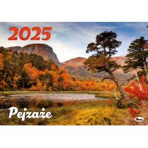 Kalendarz 2025 ścienny Pejzaże