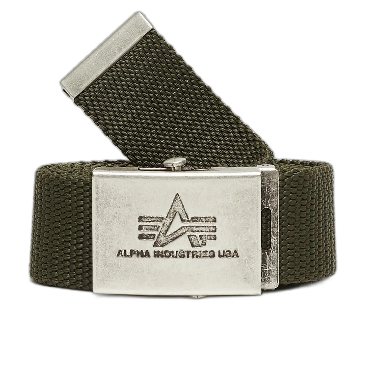 Pasek parciany Alpha Industries Heavy Duty 100906 11 - Oliwkowy RATY 0% | PayPo | GRATIS WYSYŁKA | ZWROT DO 100 DNI