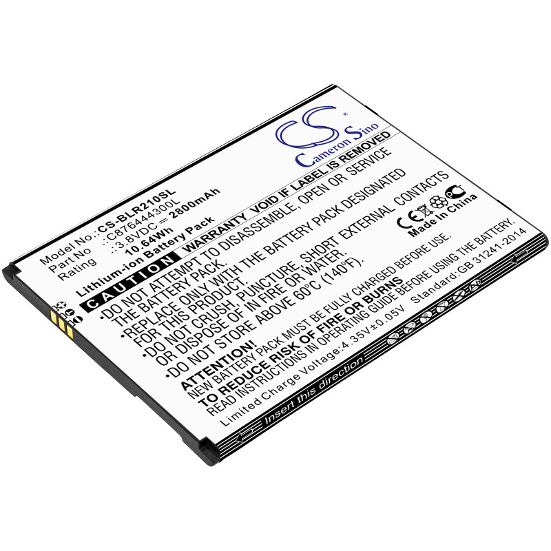 Blu R2 Plus / C876444300L 2800mAh 10.64Wh Li-Ion 3.8V (Cameron Sino)