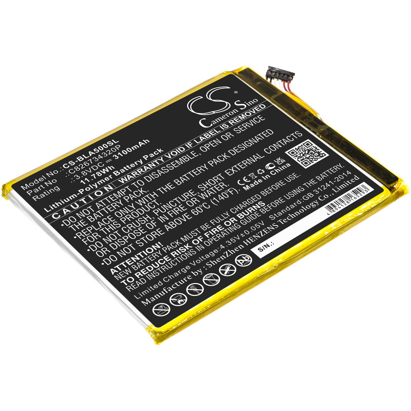 Blu Advance A5 Plus LTE / C826734320P 3100mAh 11.78Wh Li-Polymer 3.8V (Cameromn Sino)