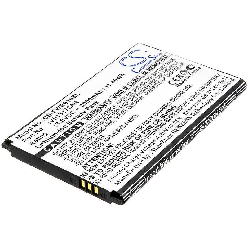 Franklin Wireless R910 / V515176AR 3000mAh 11.40Wh Li-Ion 3.8V (Cameron Sino)