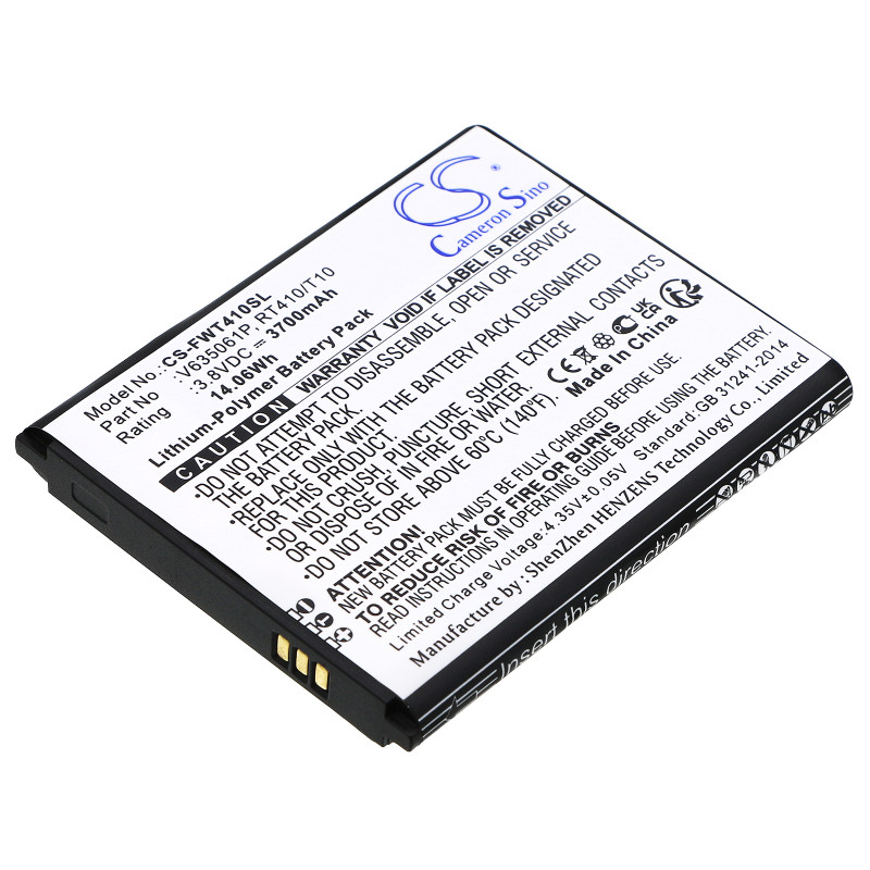 Franklin Wireless T10 / V635061P 3700mAh 14.06Wh Li-Polymer 3.8V (Cameron Sino)