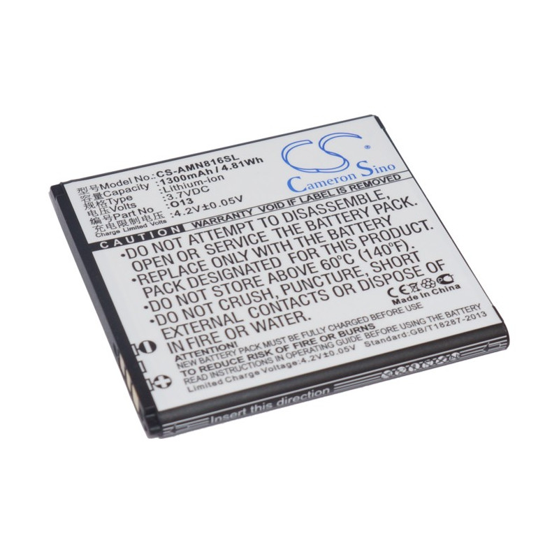 Amoi N89 / O13 1300mAh 4.81Wh Li-Ion 3.7V (Cameron Sino)