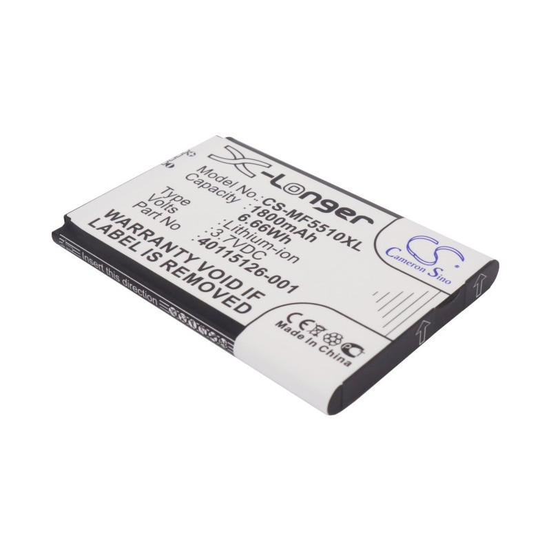 Novatel Wireless MiFi 5510 / 40115126-001 1800mAh 6.66Wh Li-Ion 3.7V (Cameron Sino)