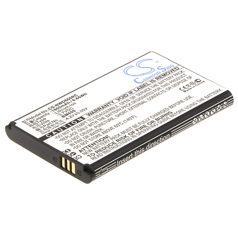 Nubia WD660 / BM600 1800mAh 6.66Wh Li-Ion 3.7V (Cameron Sino)