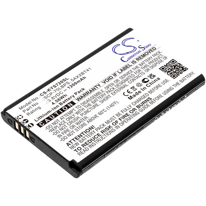 Kyocera Cadence LTE / SCP-70LBPS 1200mAh 4.56Wh Li-Ion 3.8V (Cameron Sino)