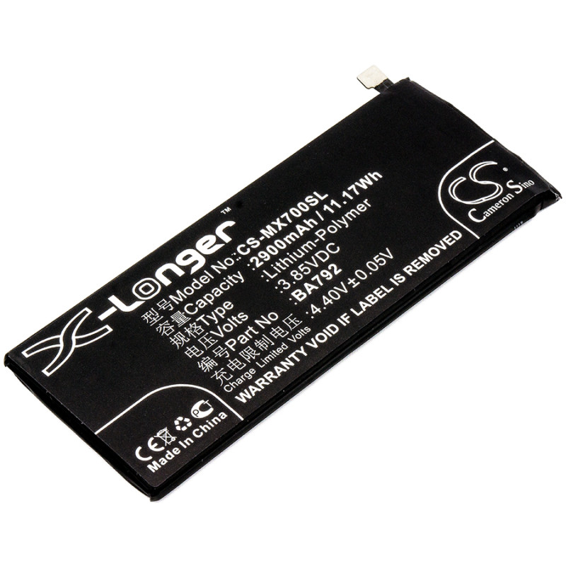 Meizu Pro 7 / BA792 2900mAh 11.17Wh Li-Polymer 3.85V (Cameron Sino)