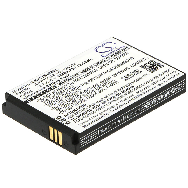Cyrus CS20 / CYR10022 3400mAh 12.58Wh Li-Ion 3.7V (Cameron Sino)