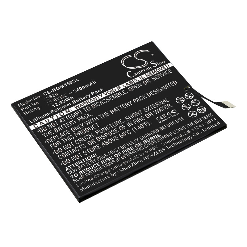 BQ Aquaris M5.5 / 3620 3400mAh 12.92Wh Li-Polymer 3.8V (Cameron Sino)