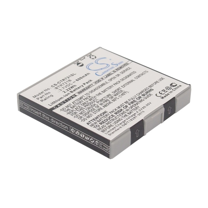 Casio C721 / BTR721B 600mAh 2.22Wh Li-Ion 3.7V (Cameron Sino)