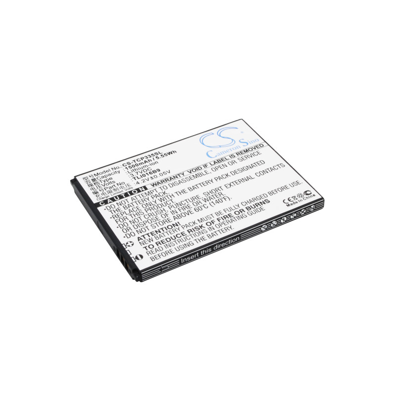 TCL P332U / TLi016B9 1500mAh 5.55Wh Li-Ion 3.7V (Cameron Sino)