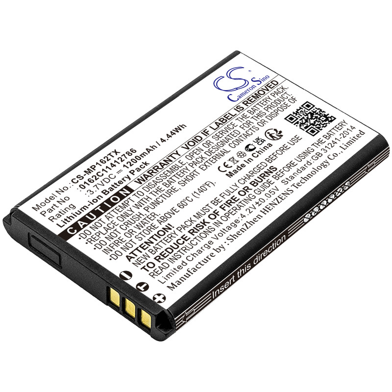MX Pro TV-Box / 0162C11412786 1200mAh 4.44Wh Li-Ion 3.7V (Cameron Sino)