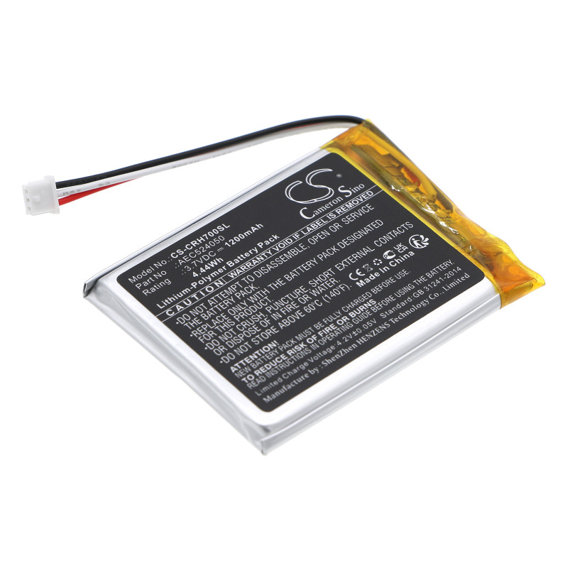 Corsair HS75 XB / AEC524050 1200mAh 4.44Wh Li-Polymer 3.7V (Cameron Sino)
