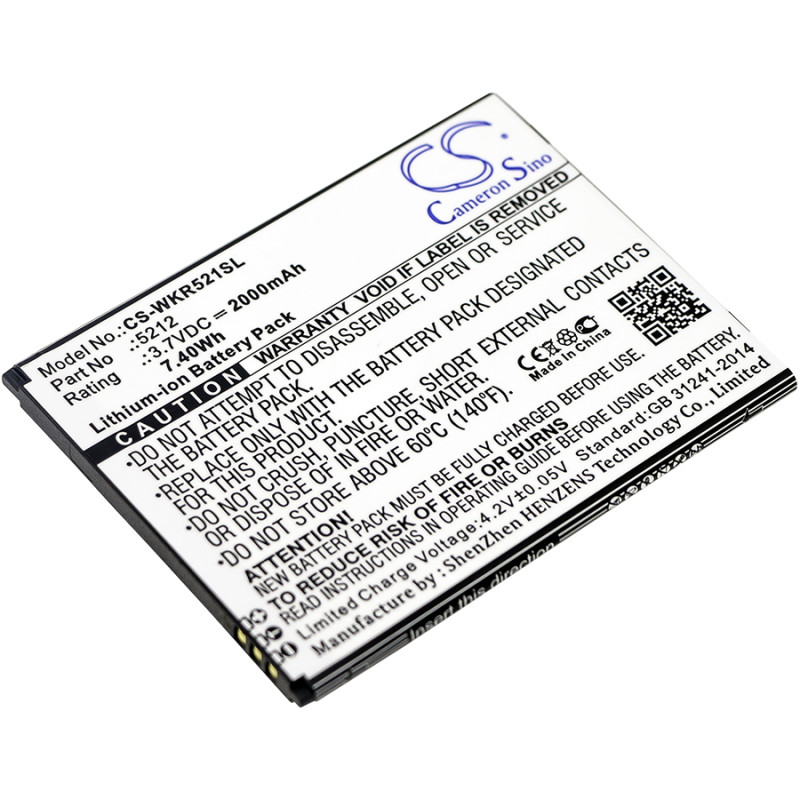 Wiko Robby / 5212 2000mAh 7.40Wh Li-Ion 3.7V (Cameron Sino)