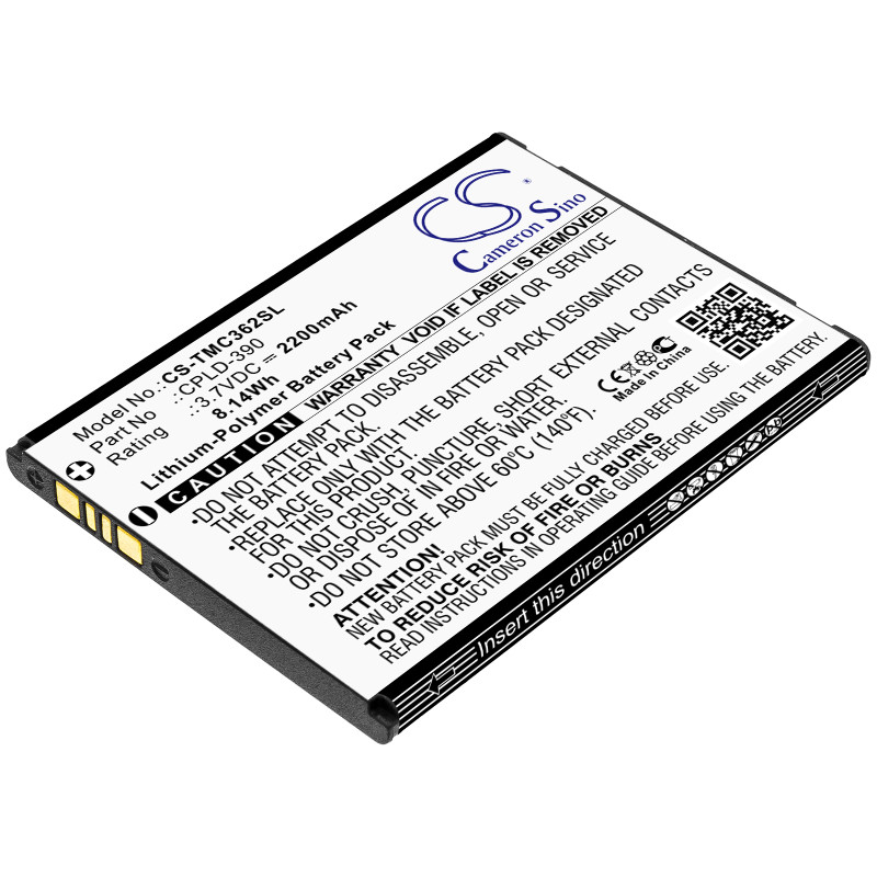 Coolpad Catalyst 3622A / CPLD-390 2200mAh 8.14Wh Li-Polymer 3.7V (Cameron Sino)