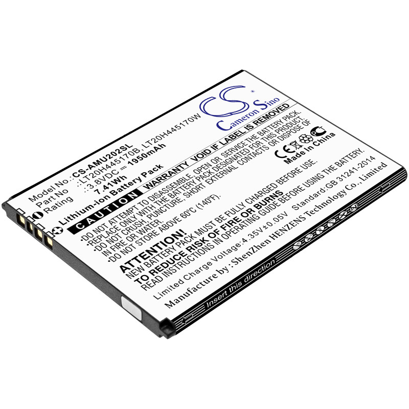 AT&T Maestro / LT20H445170B 1950mAh 7.41Wh Li-Ion 3.8V (Cameron Sino)