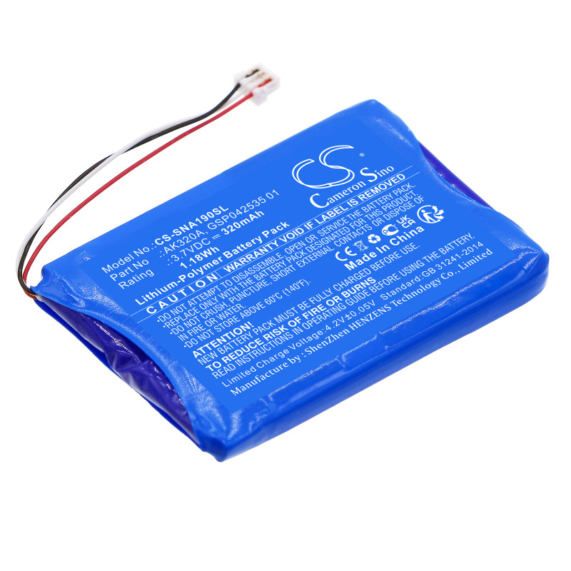 Snom A190 / AK320A 320mAh 1.18Wh Li-Polymer 3.7V (Cameron Sino)