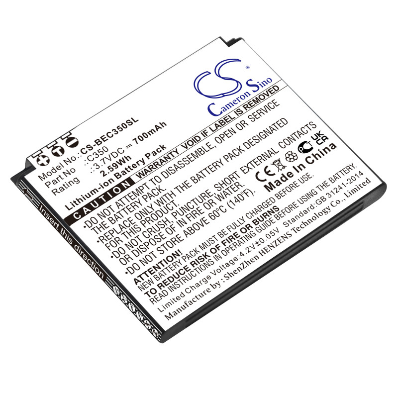 Bea-fon C350 700mAh 2.59Wh Li-Ion 3.7V (Cameron Sino)