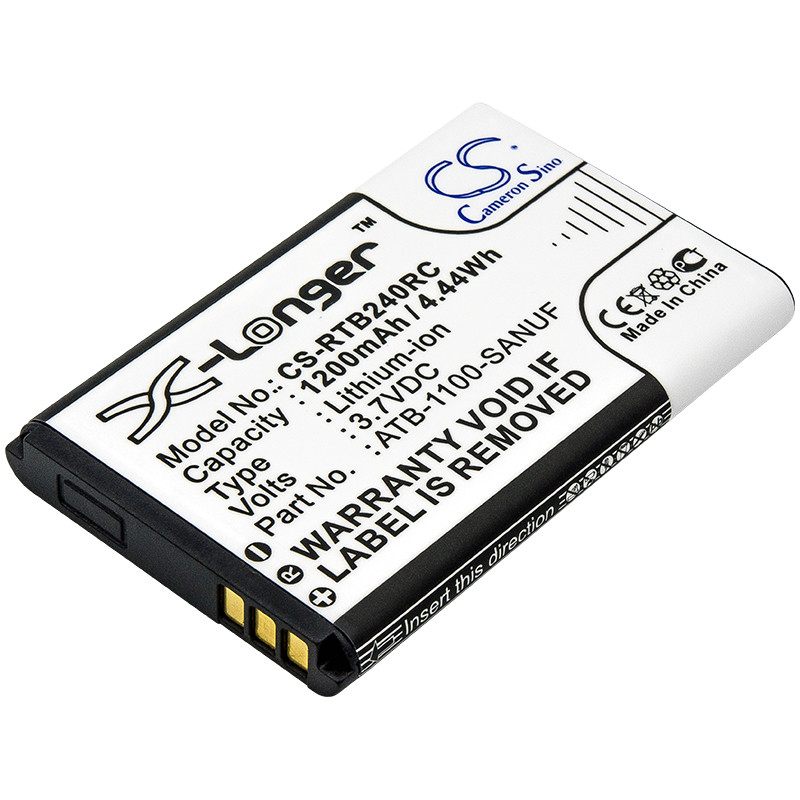 RTI Pro / 41-500012-13 1200mAh 4.44Wh Li-Ion 3.7V (Cameron Sino)